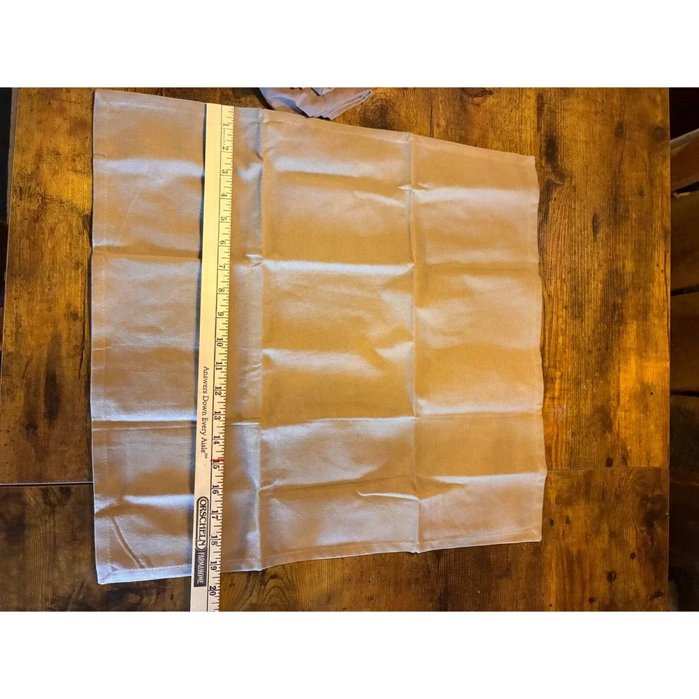 2colorDII Stone Solid Napkin Set 6 Unisex 20x20 Beige New CAMZ11423 Cotton Blend